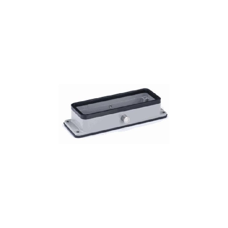 Embase encastrée 24B, Aluminium moulé sous pression, acier inoxydable, IP65, Sortie basse